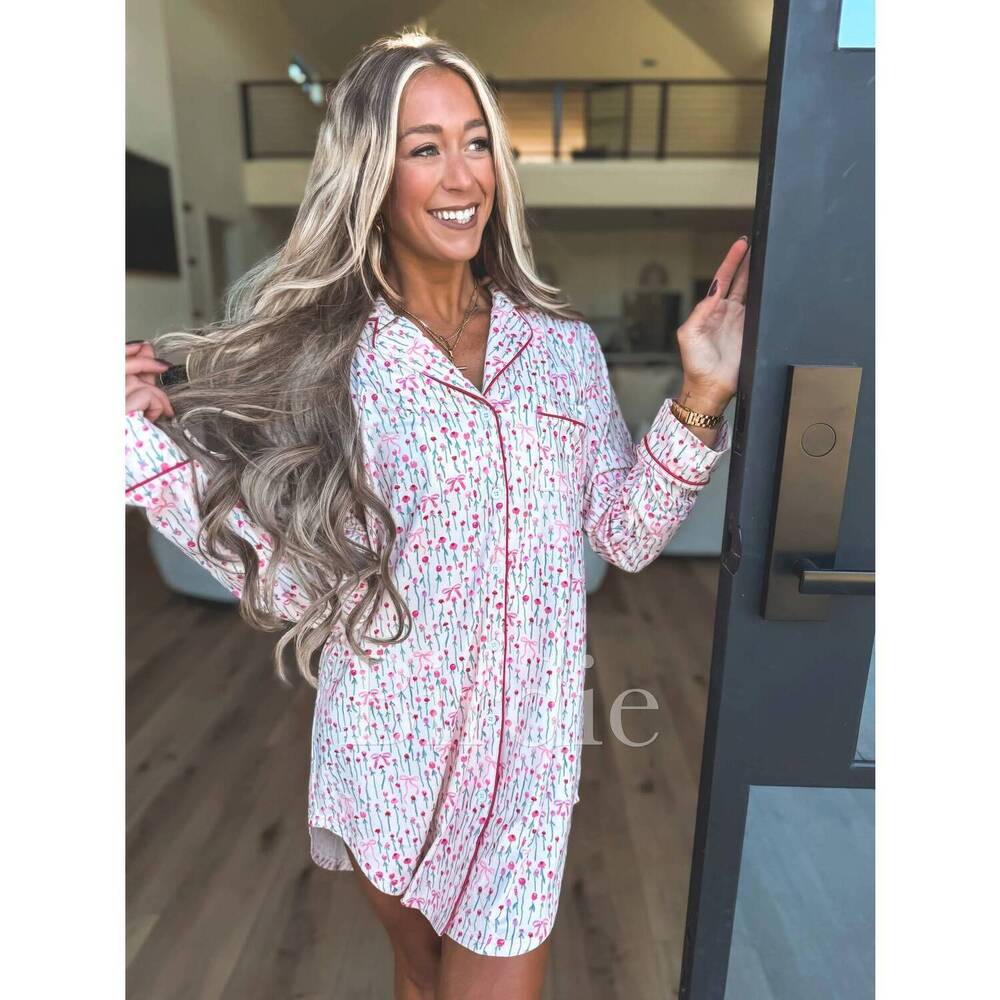 NEW BIRDIE sleep dress in spring flowers